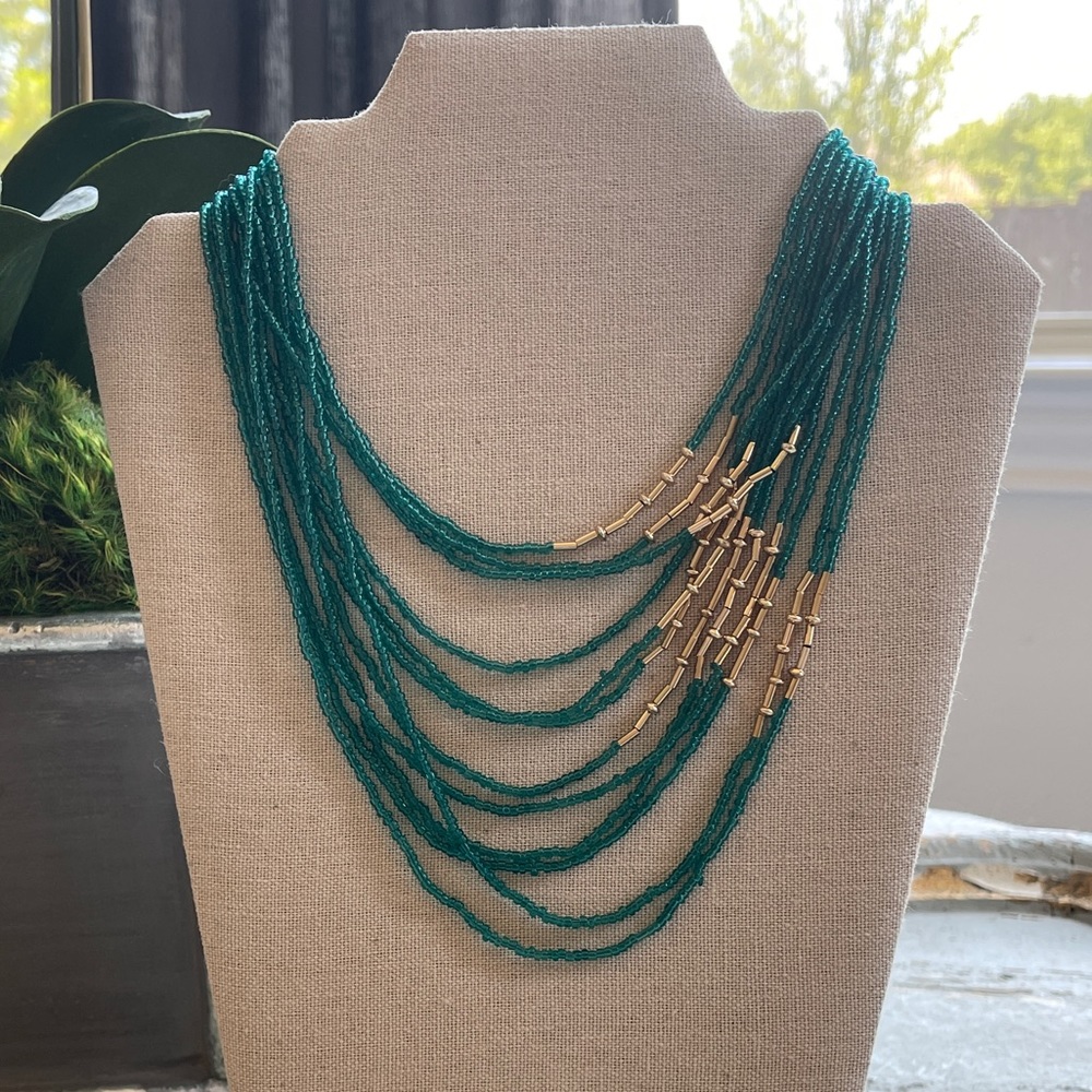 Turquoise statement necklace